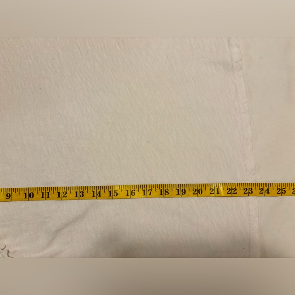 Boden, Faye white mini ruffle sleeve jersey tank, 14 - Picture 8 of 10